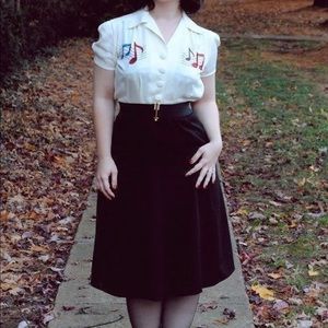 Trashy Diva Music Note Swing Dress